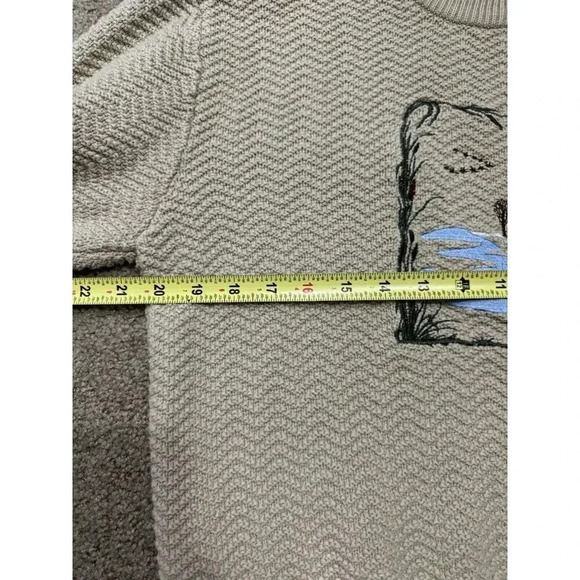 CABELAS Womens Sweater Embroidered Chunky Knit Pullover MEDIUM Lot Of 2 Grandpa - Picture 13 of 14